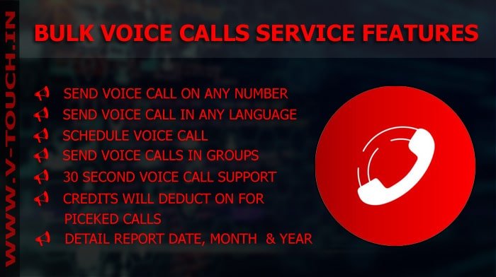 Bulk Voice SMS Call Service